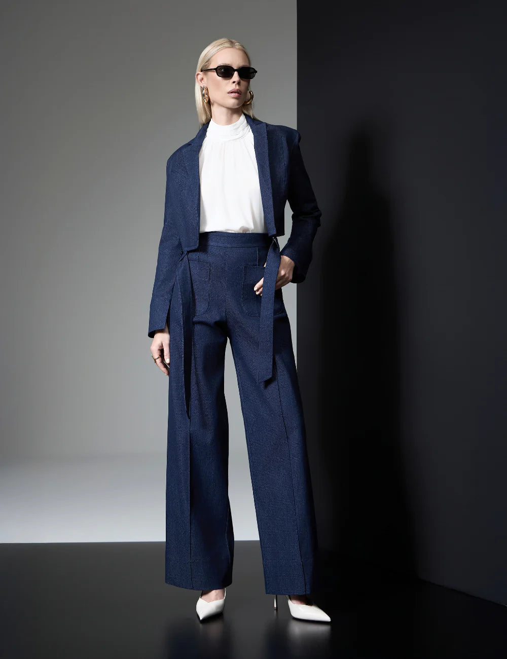 STRSS Denim Straight Wide Leg Pants