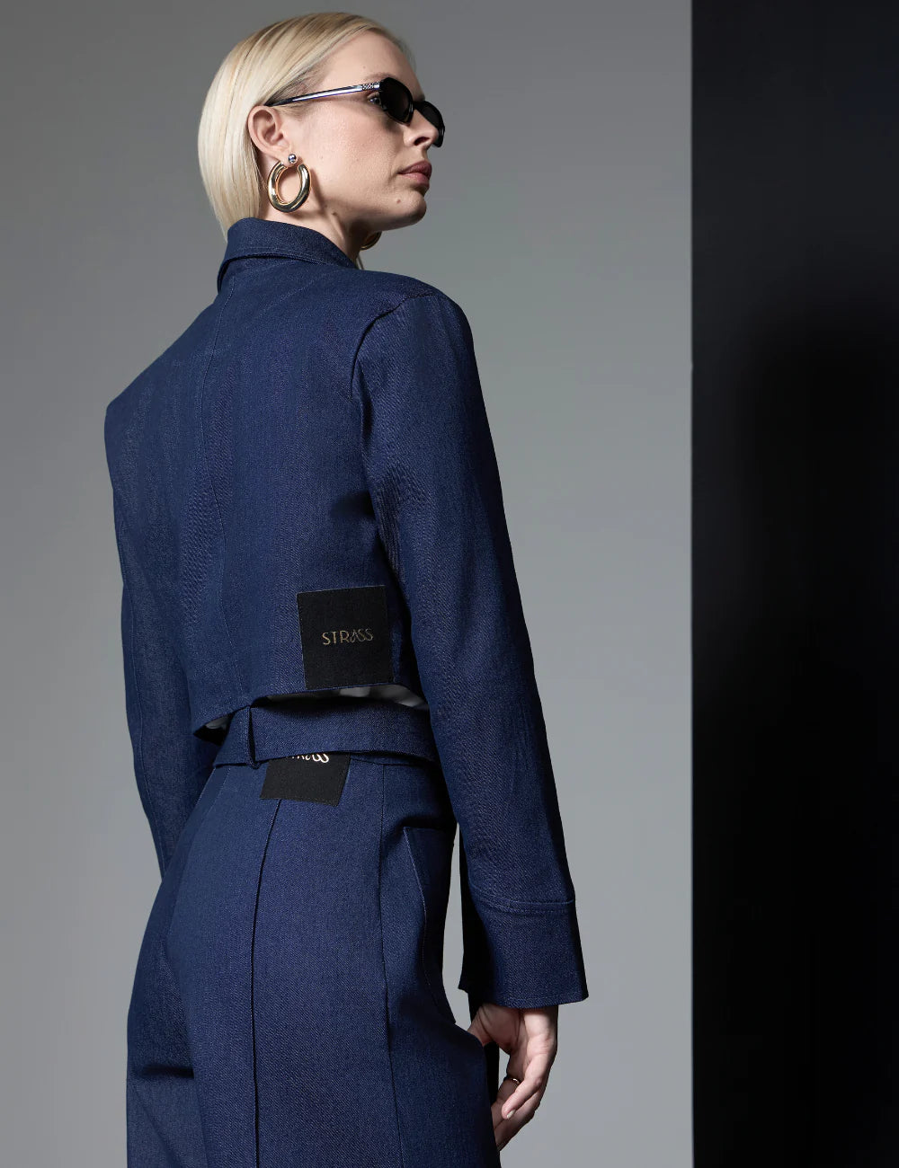 STRSS Denim Straight Wide Leg Pants