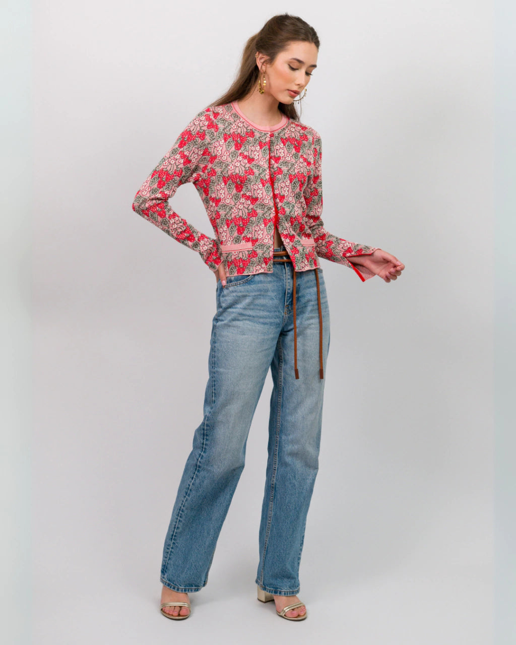 CCP Strawberry Knit Cardigan