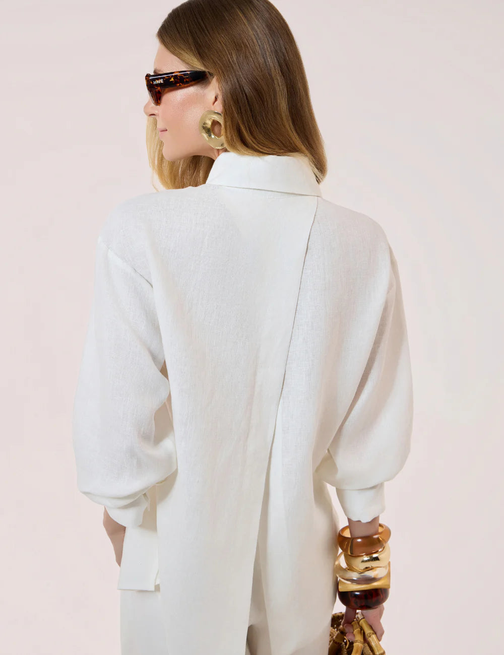 STRSS Off White Pure Linen Jorts Set