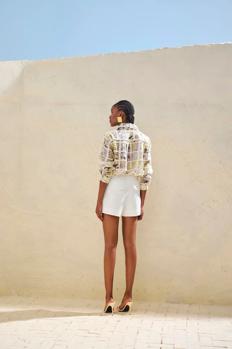 SKU Garden Shirt Light Yellow