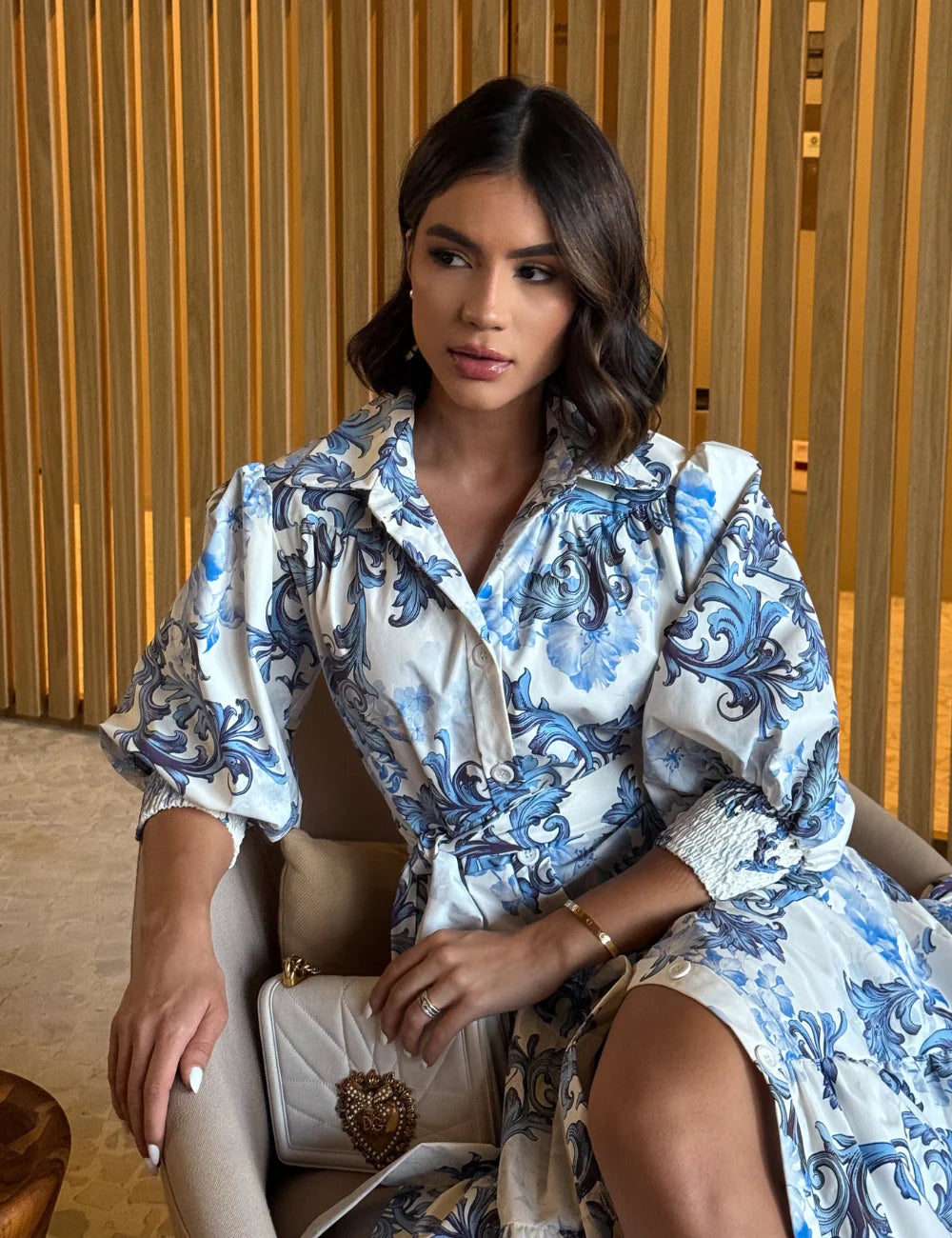 STRSS Greece Print Chemise