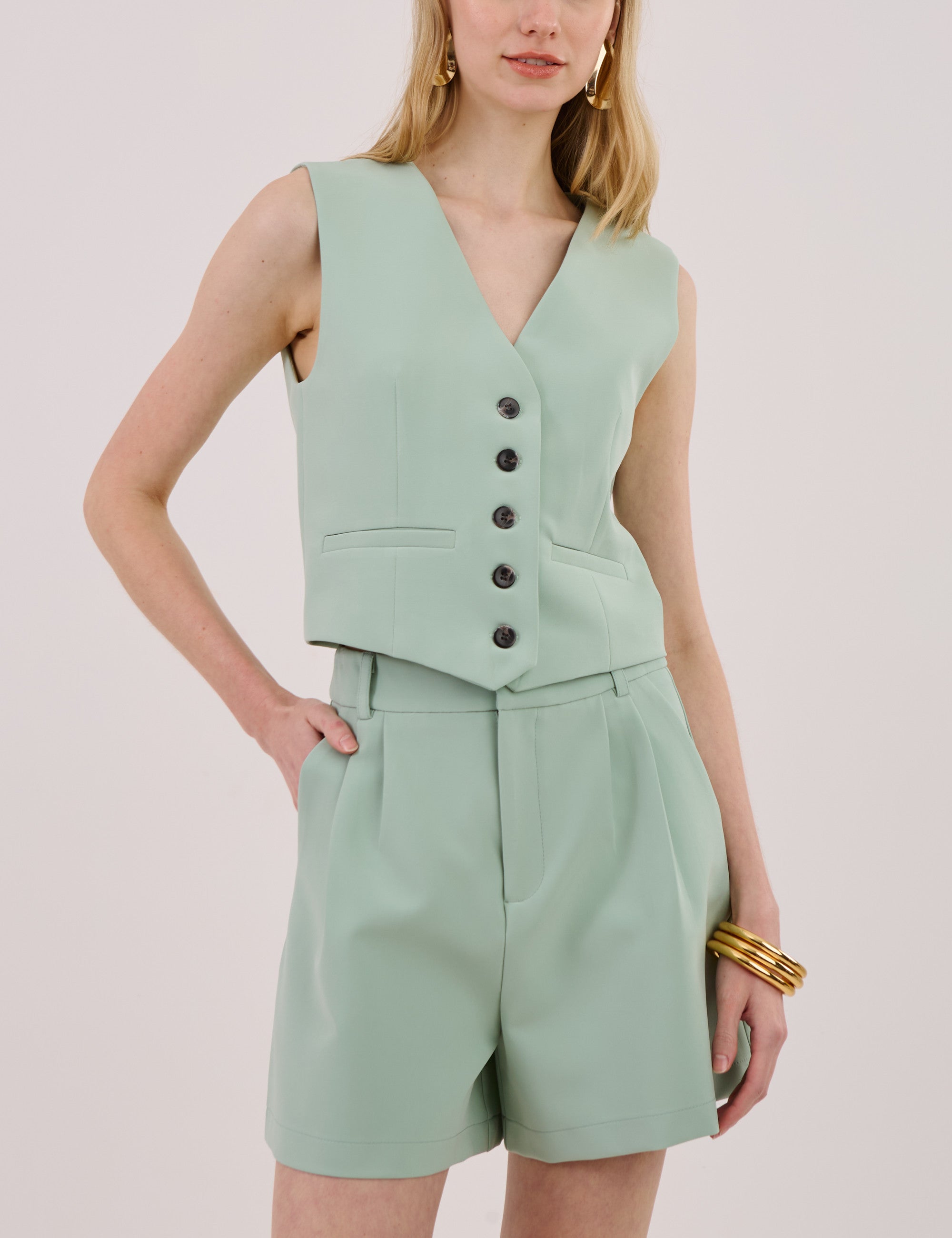 UC Tailored Twill Shorts Mint