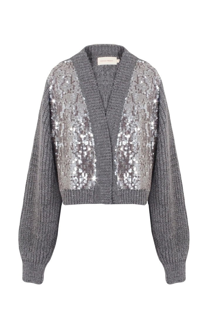 CCP Elisangela Silver Cardigan