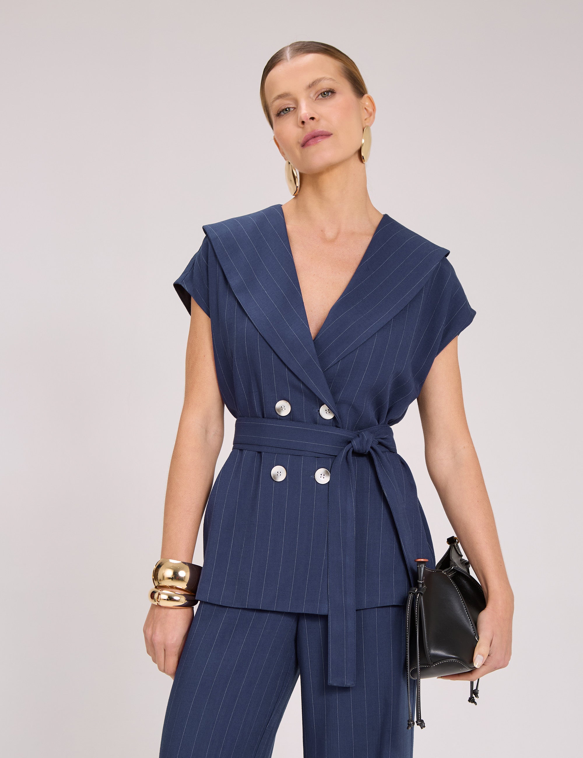 UC Livia Chalk lines Navy Set