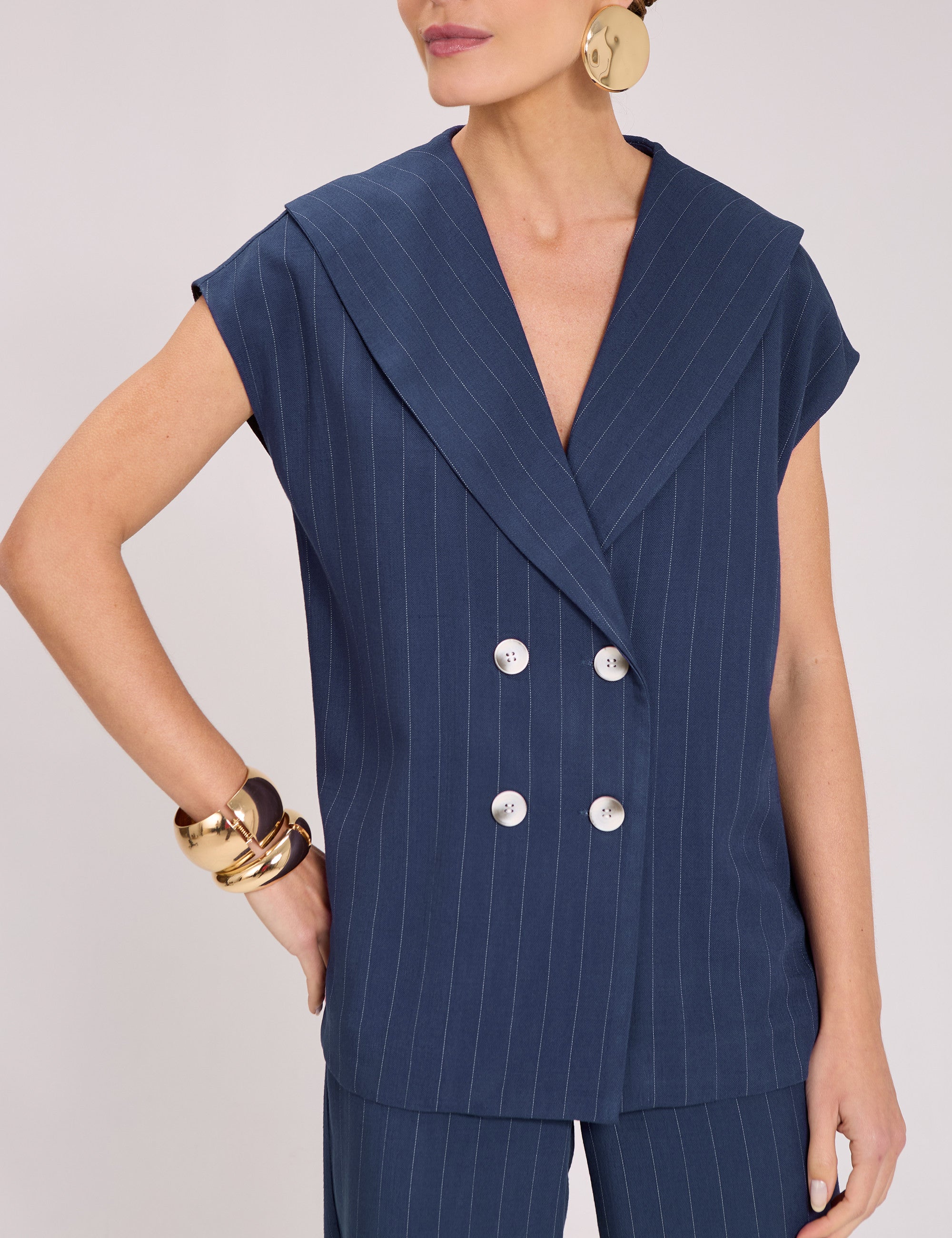 UC Livia Chalk lines Navy Set