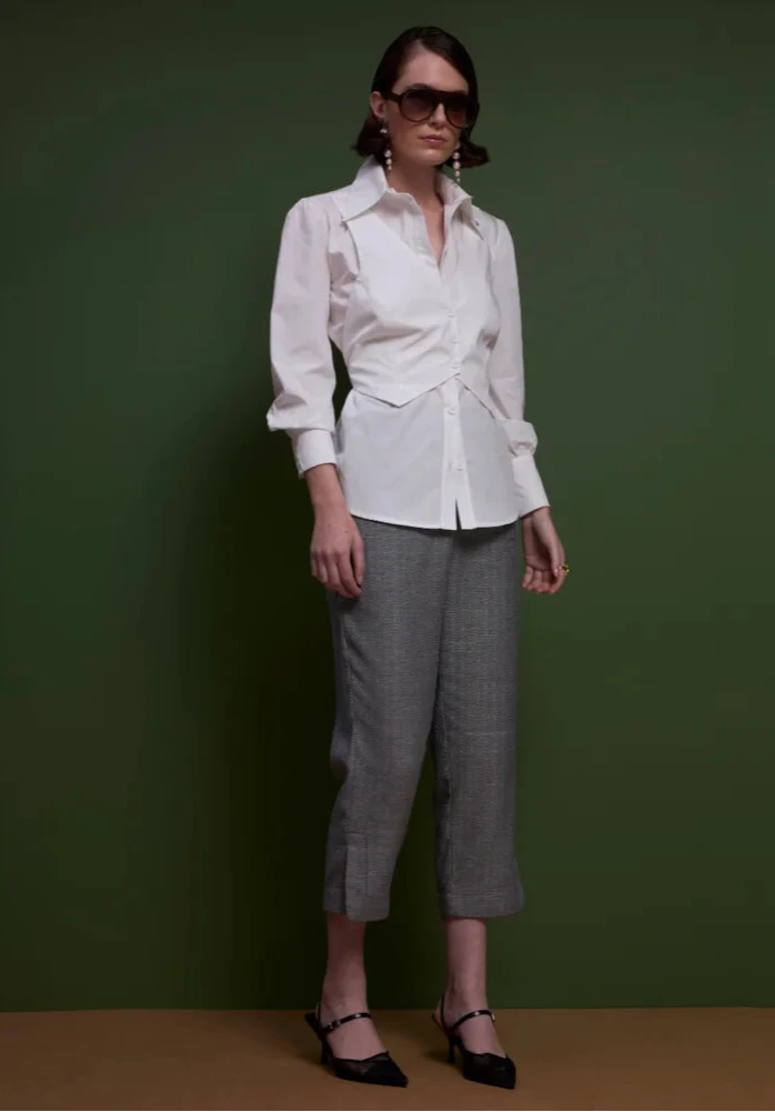 STRSS White Modern Shirt