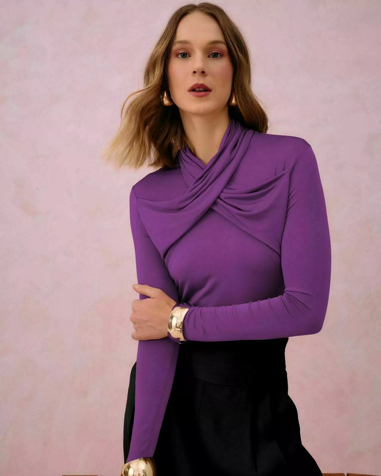 GTA Breid Purple Top