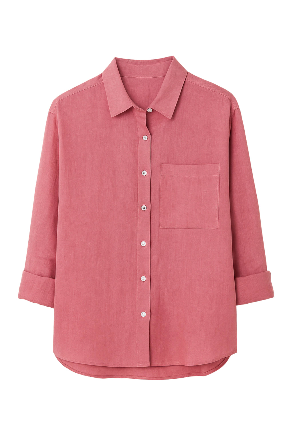 CLM Chloe Linen Shirt Rose