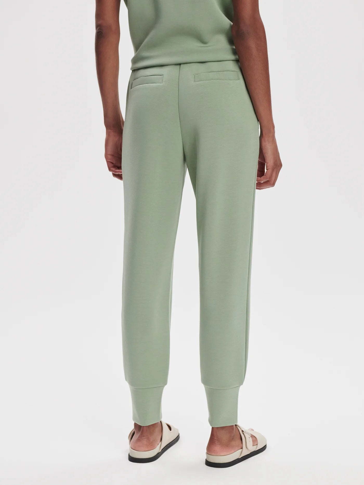VLY The Slim Cuff Pants Green Tea