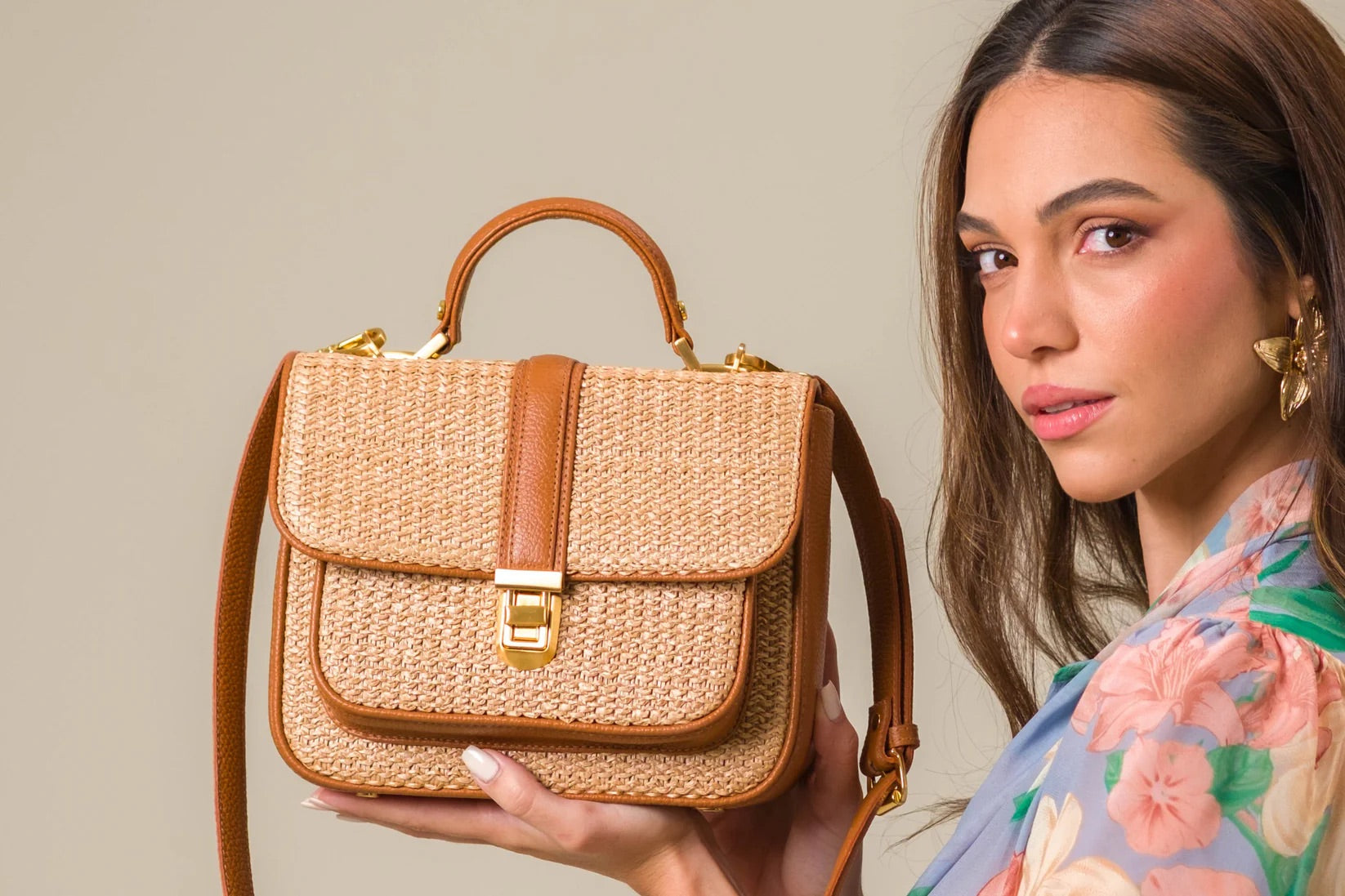 NTLN Soraia Mini bag in Natural affia