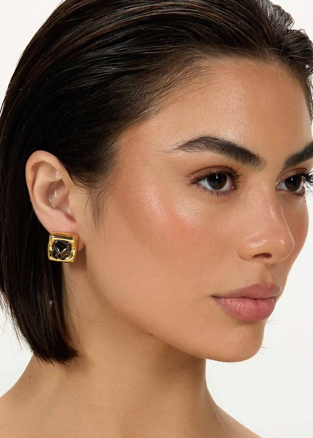 BHP Bicolor Small Earrings Revolution Gold