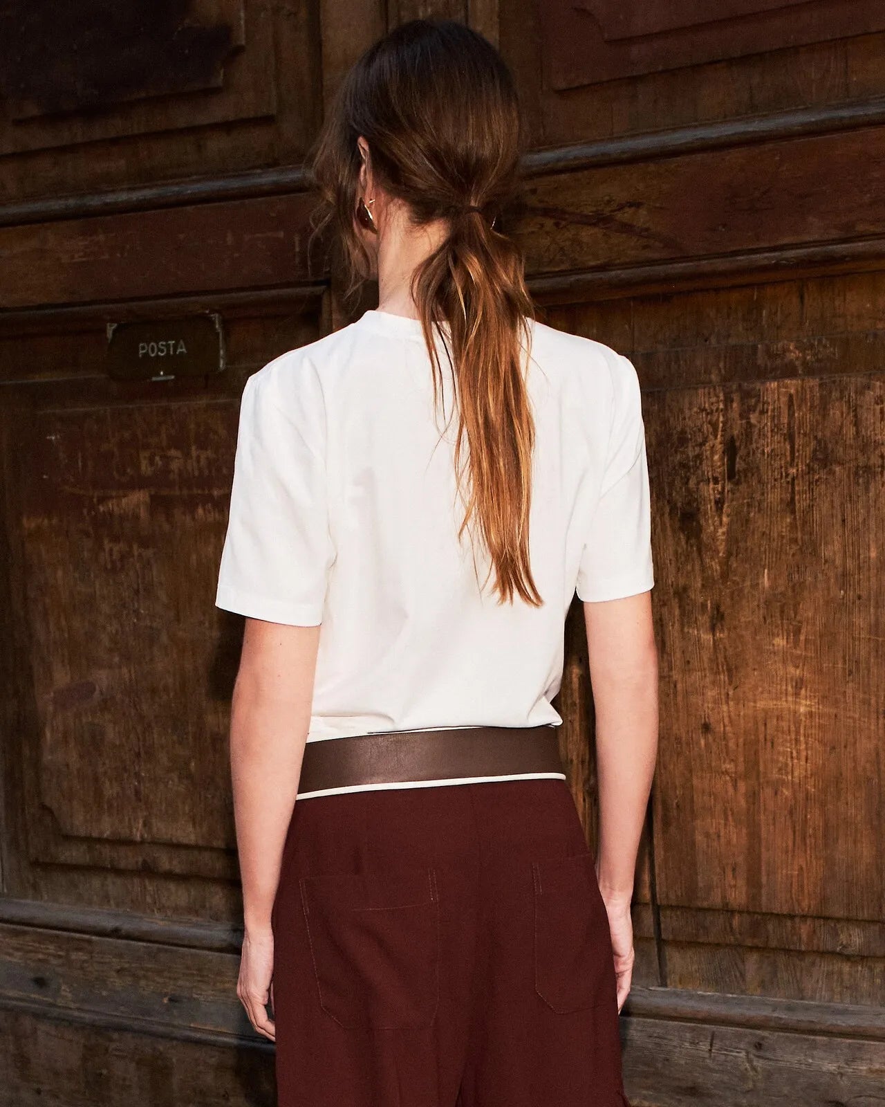 ANF White Shoulder Tap T-Shirt