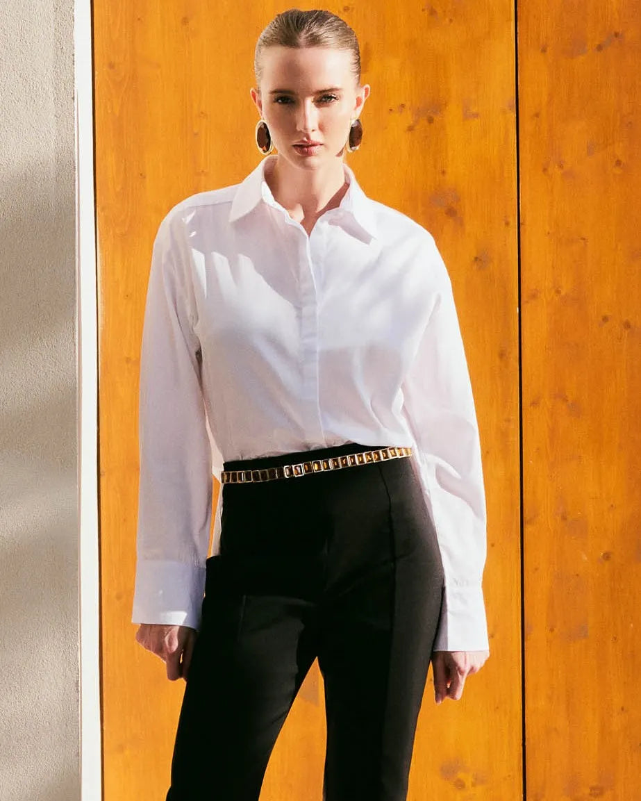 ANF Oversized Cotton Shirt