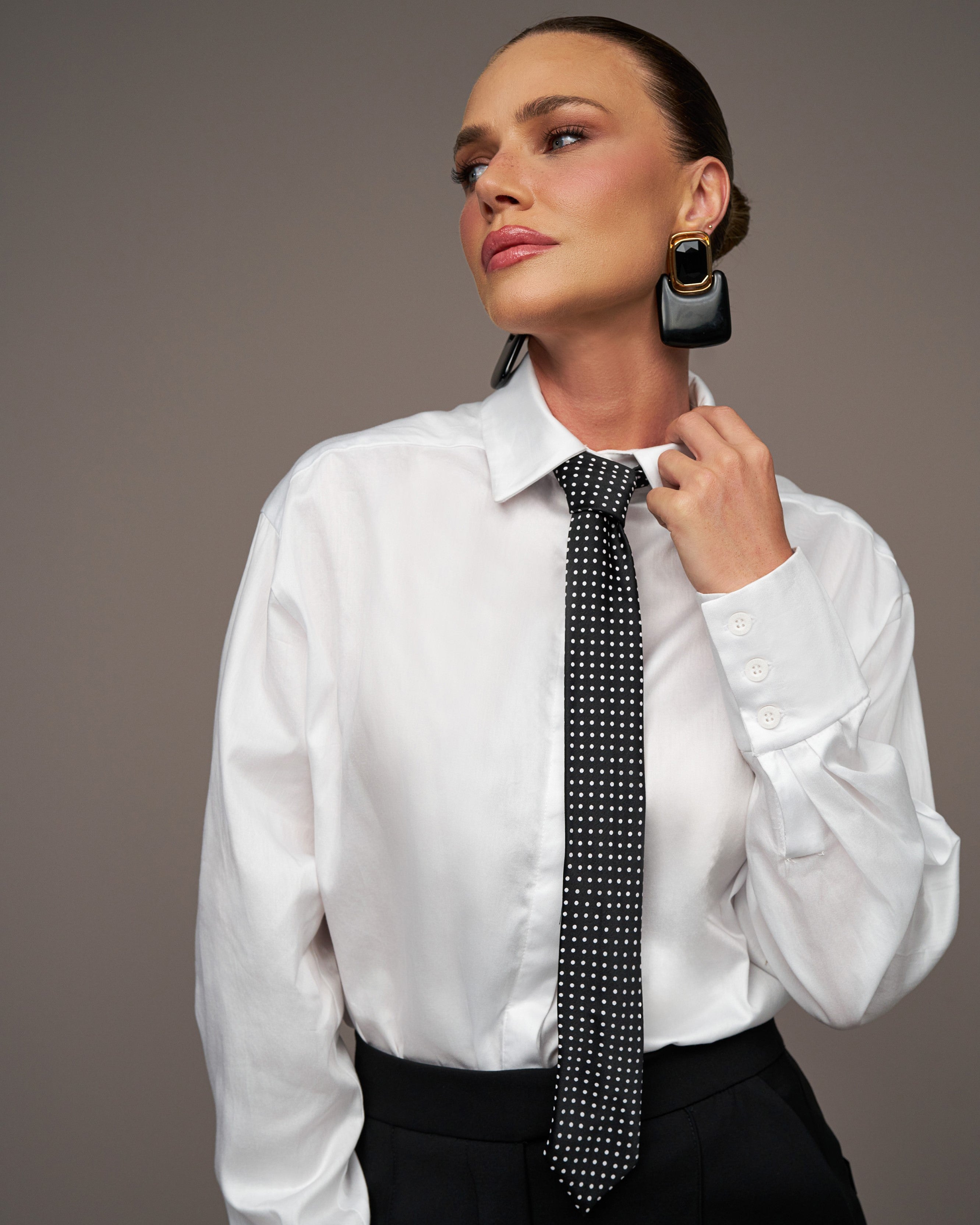 ANF Oversized Cotton Shirt