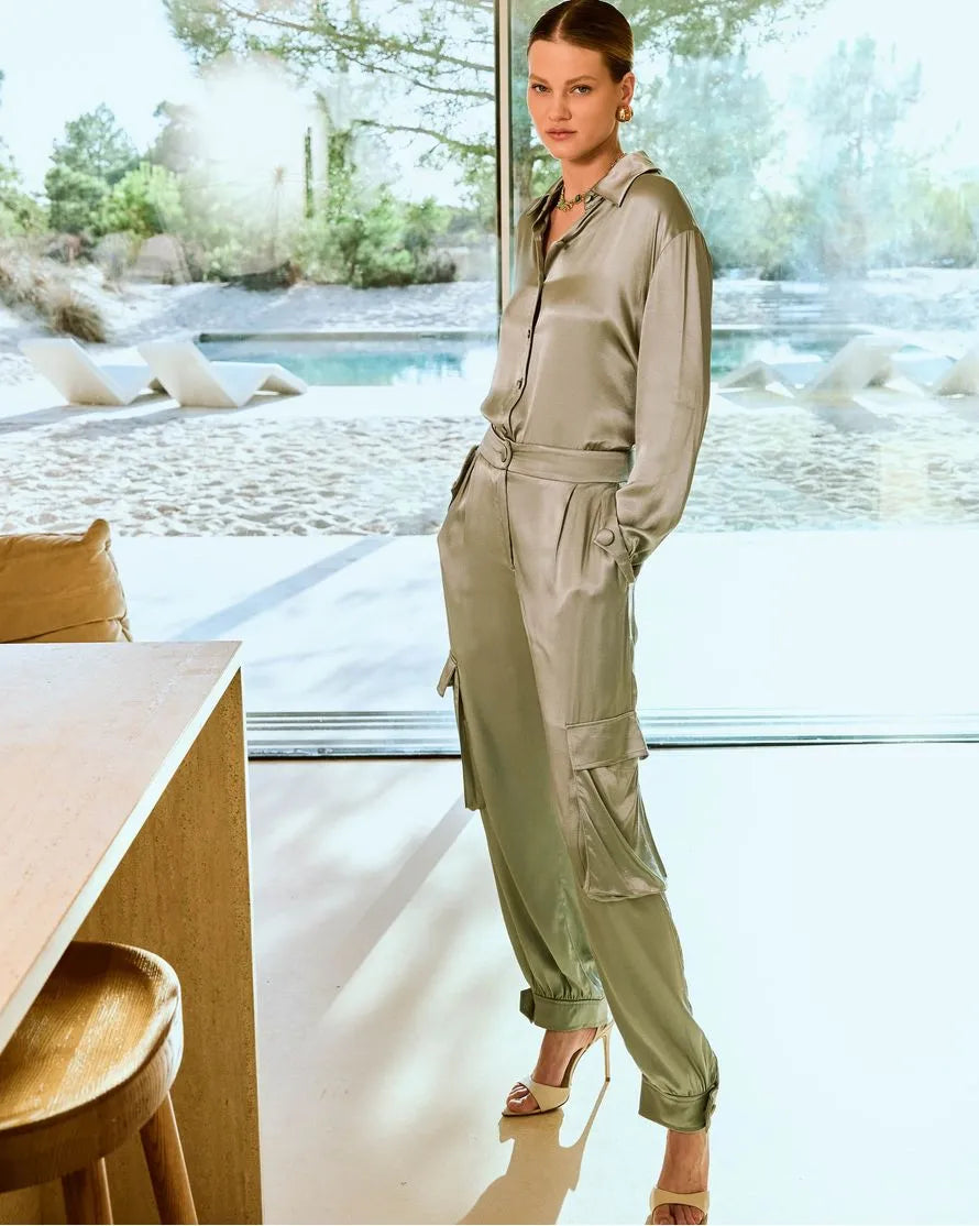 ANF Satin Mint Cypress Set