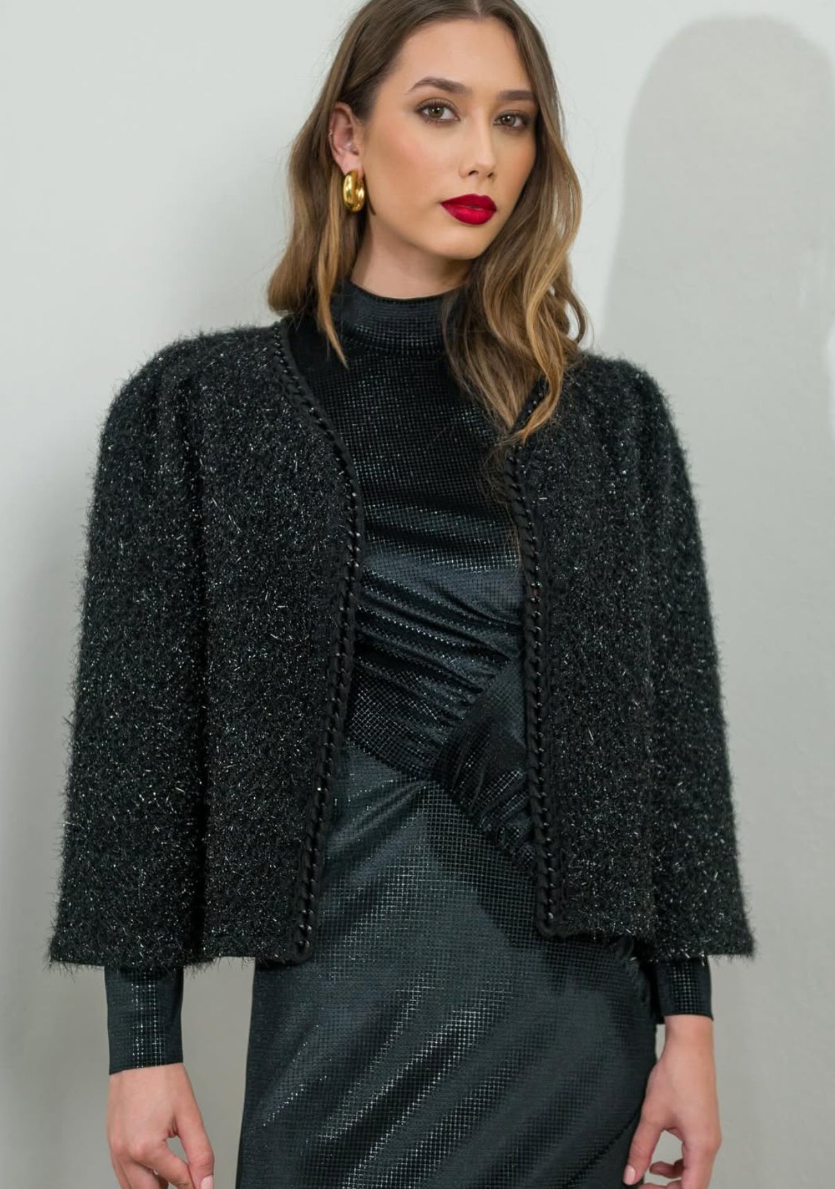 CCP Black Neuza Luxury Cardigan