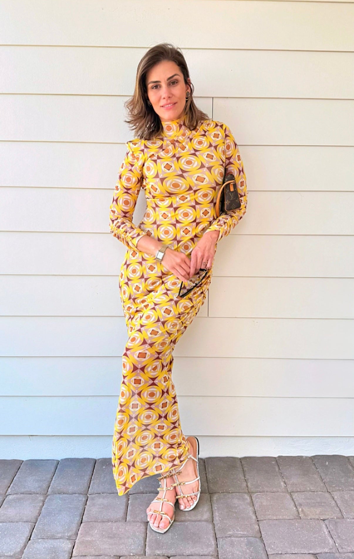 STRSS Crystal Yellow Long Dress