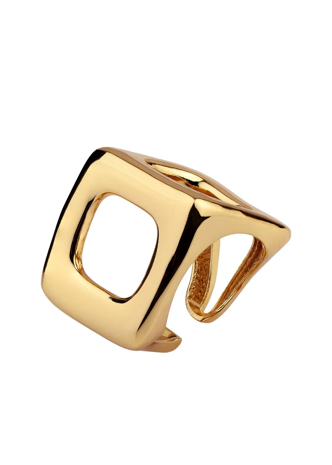 BHP Cube Revolution Ring Gold