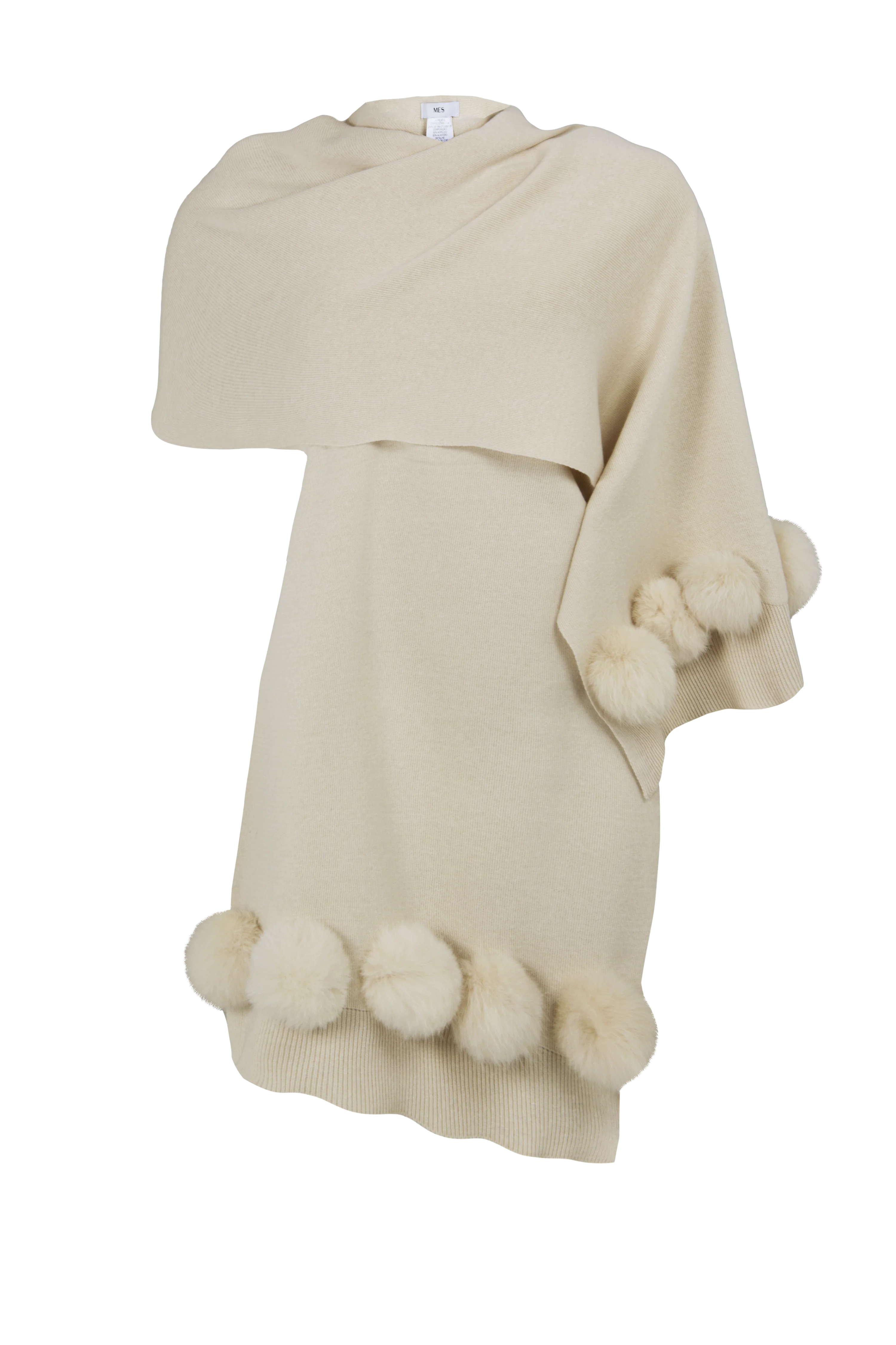 MES United Shawl Off White