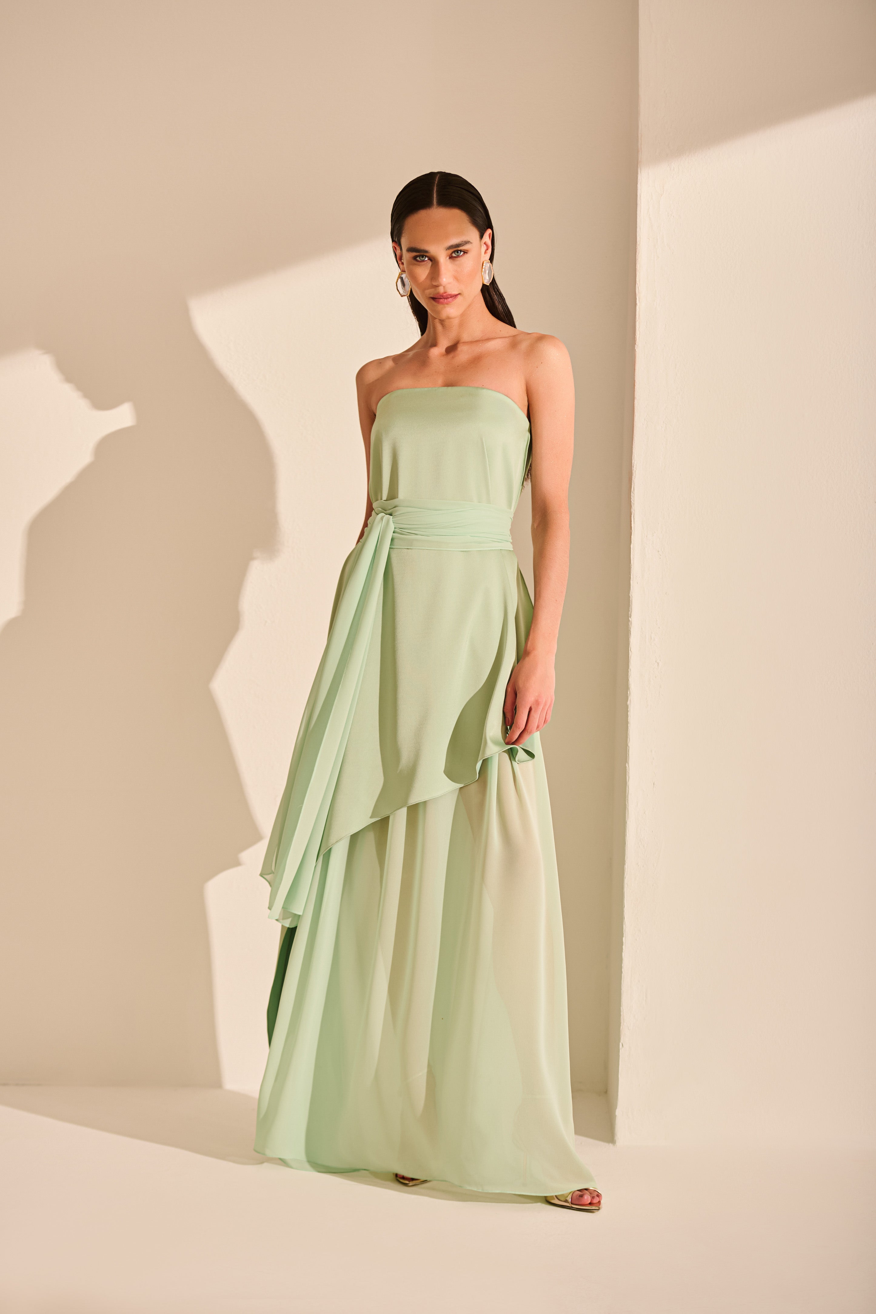 RS Giselle Mint Long Dress