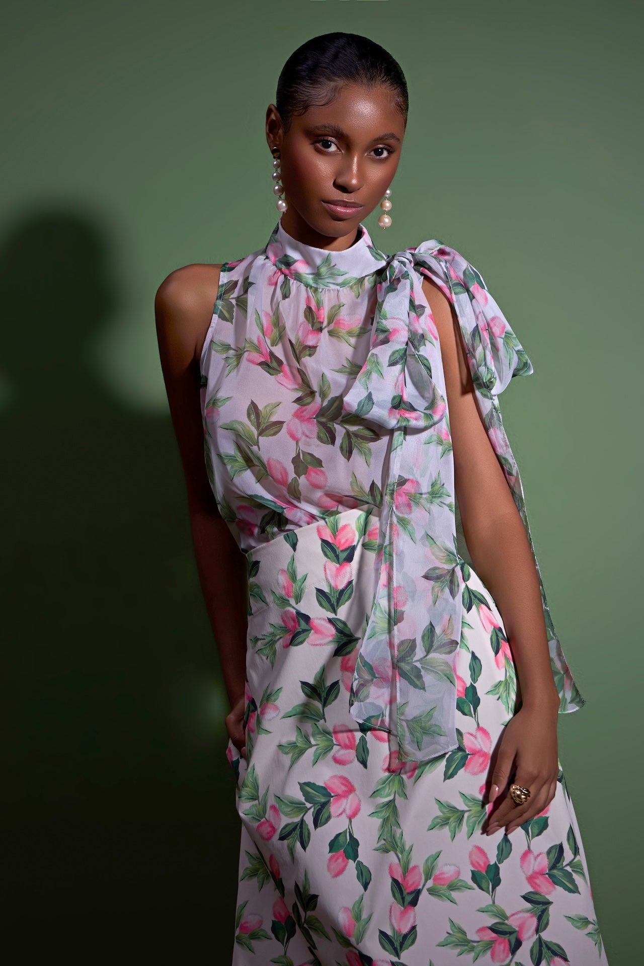 STRSS Flower Slik Lace Top