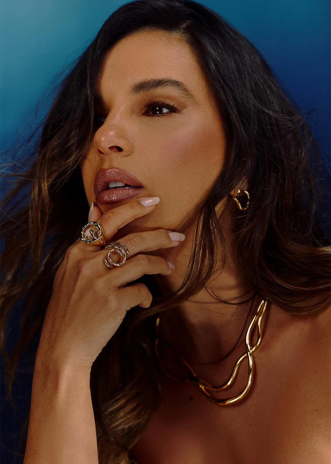 BHP Organic Ring Immerse Gold