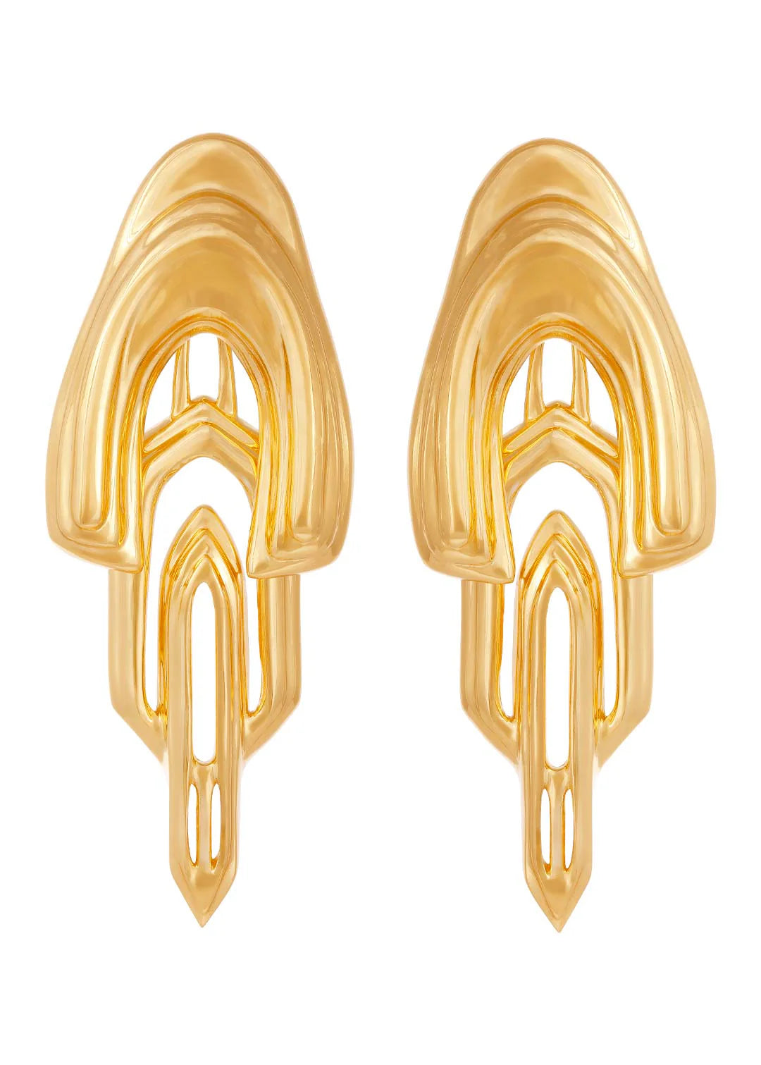 BHP Eixo Grande Earring Gold