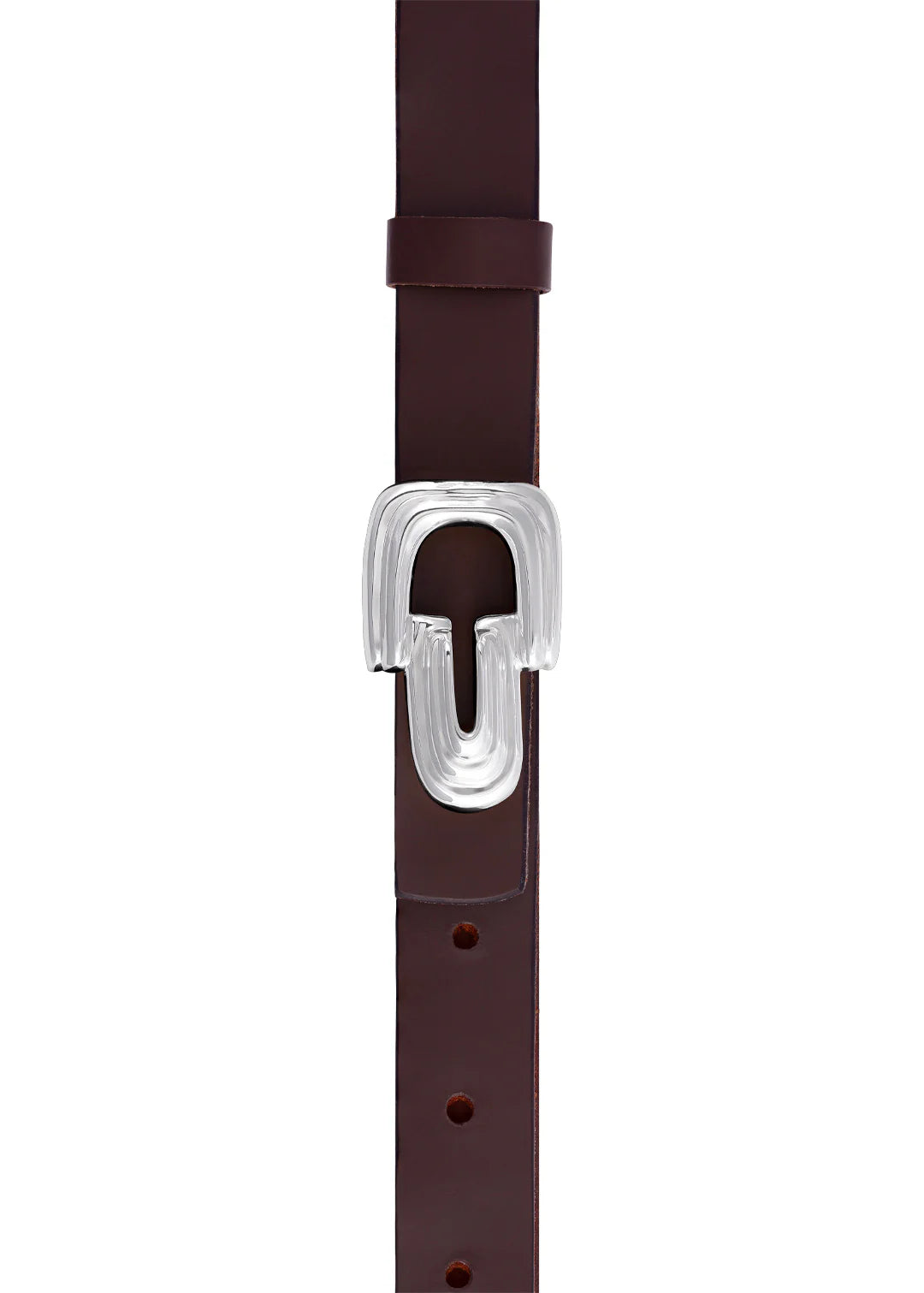 BHP Eixo Double Side Silver Leather Belt