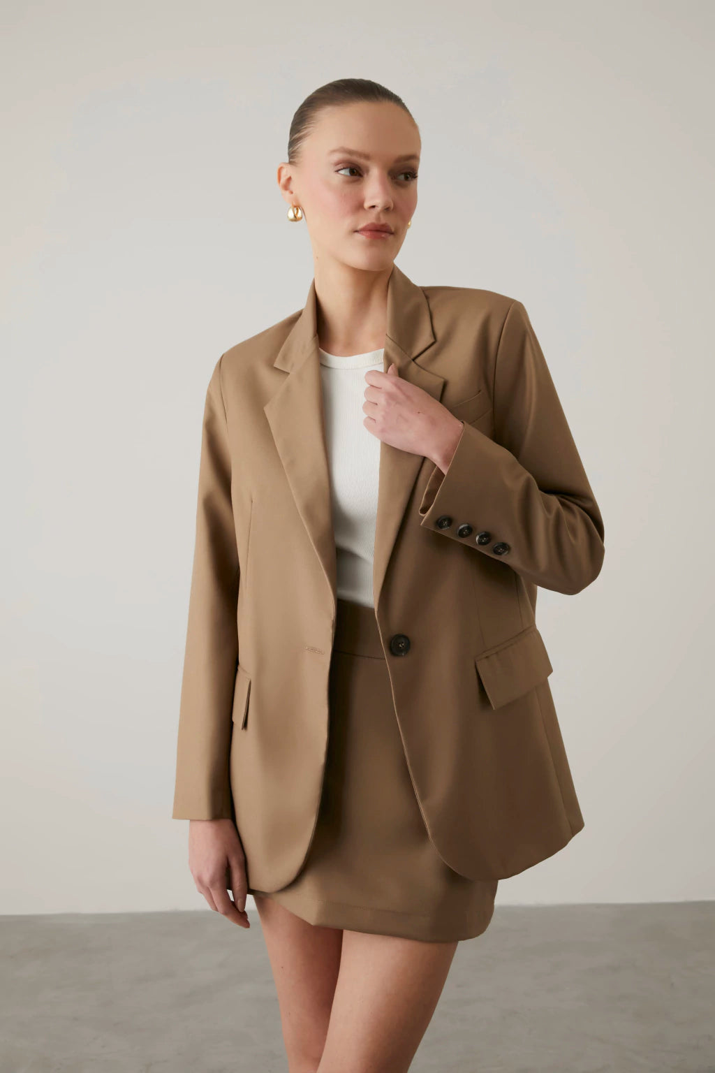 CLM Dani Taupe Blazer