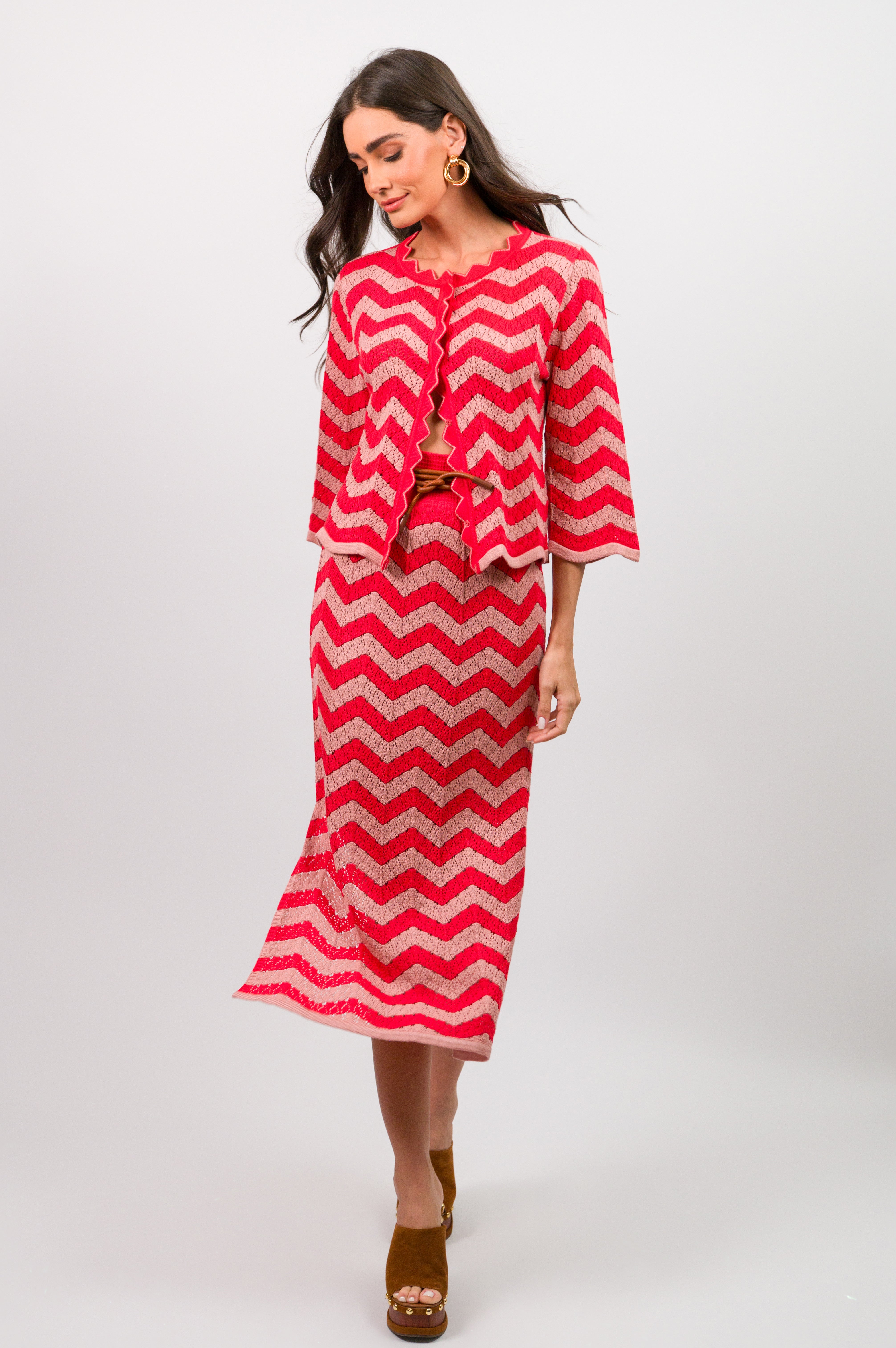 CCP Eloise Knit Midi Skirt