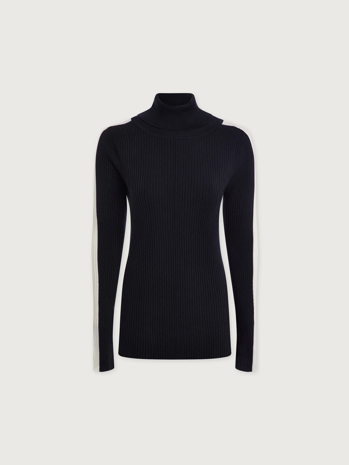 VLY Leopold Roll Neck Knit Black