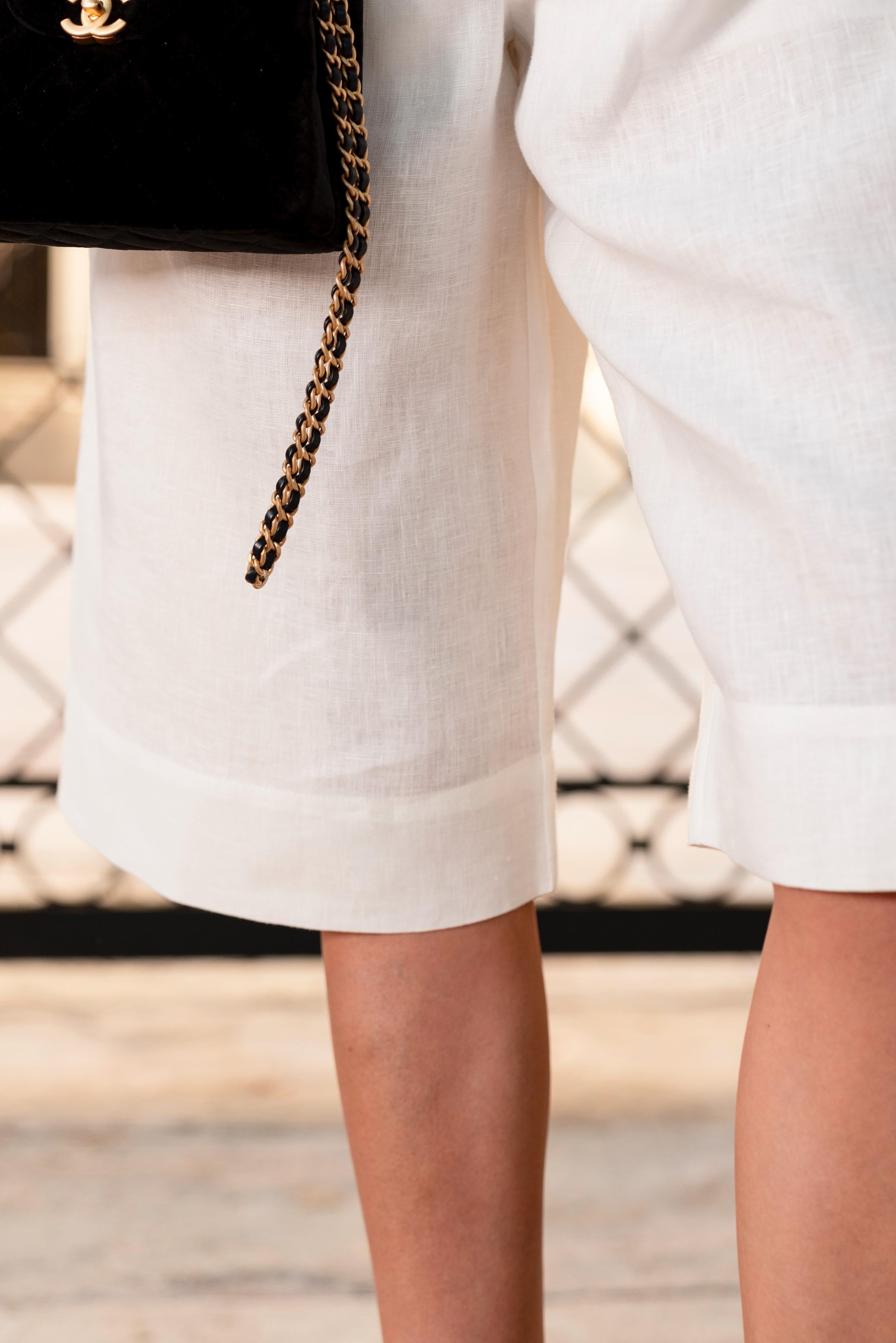 STRSS Off White Pure Linen Jorts Set