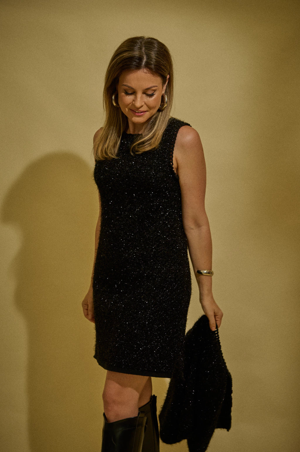 CCP Black Neuza Luxury Dress