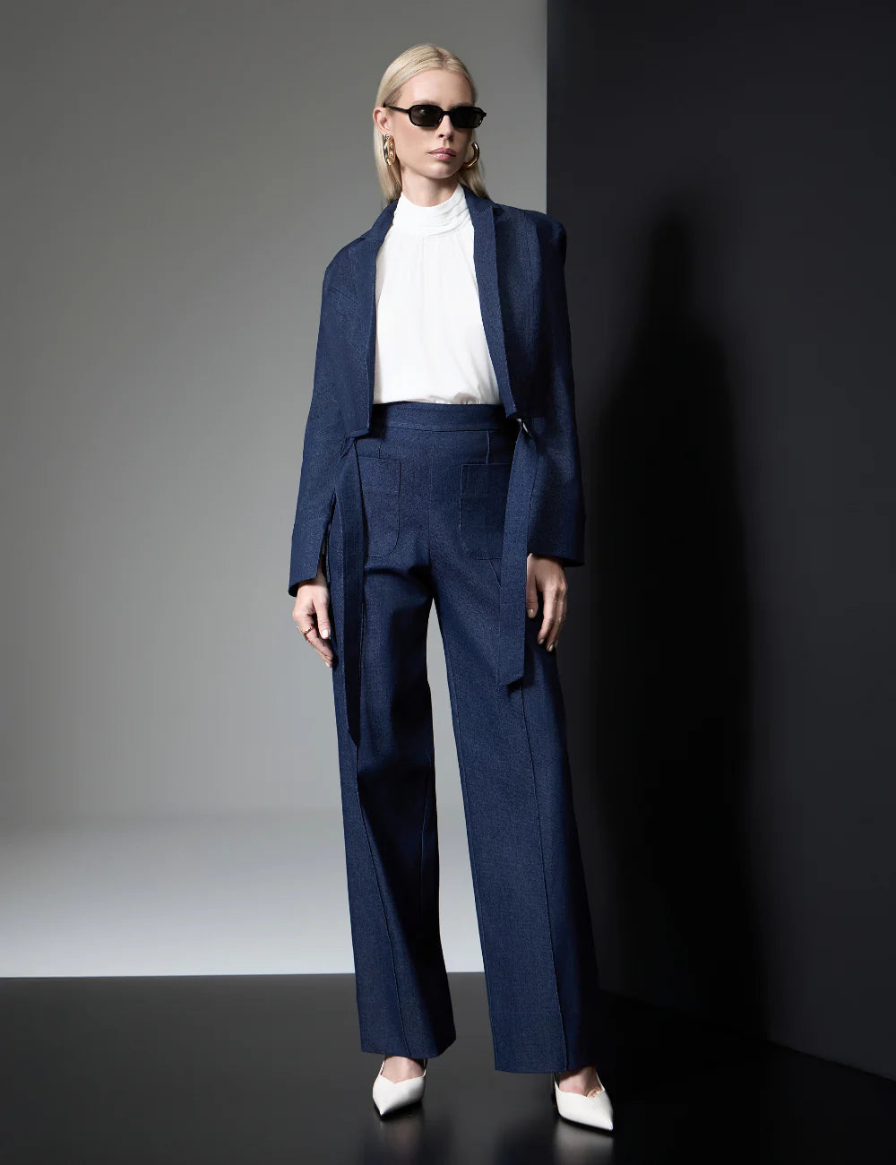 STRSS Denim Straight Wide Leg Pants