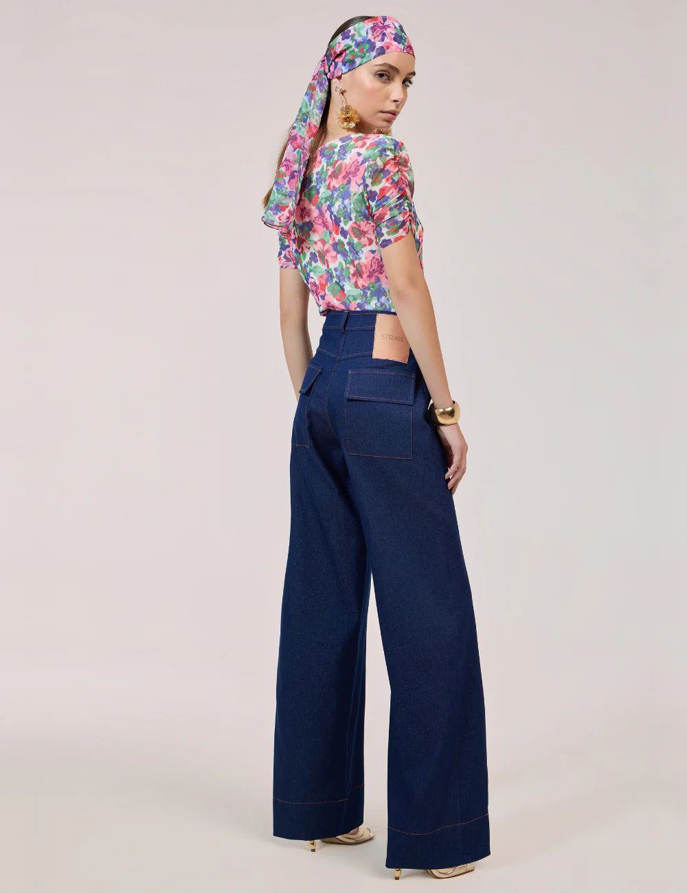 STRSS Straight Blue Denim Pants