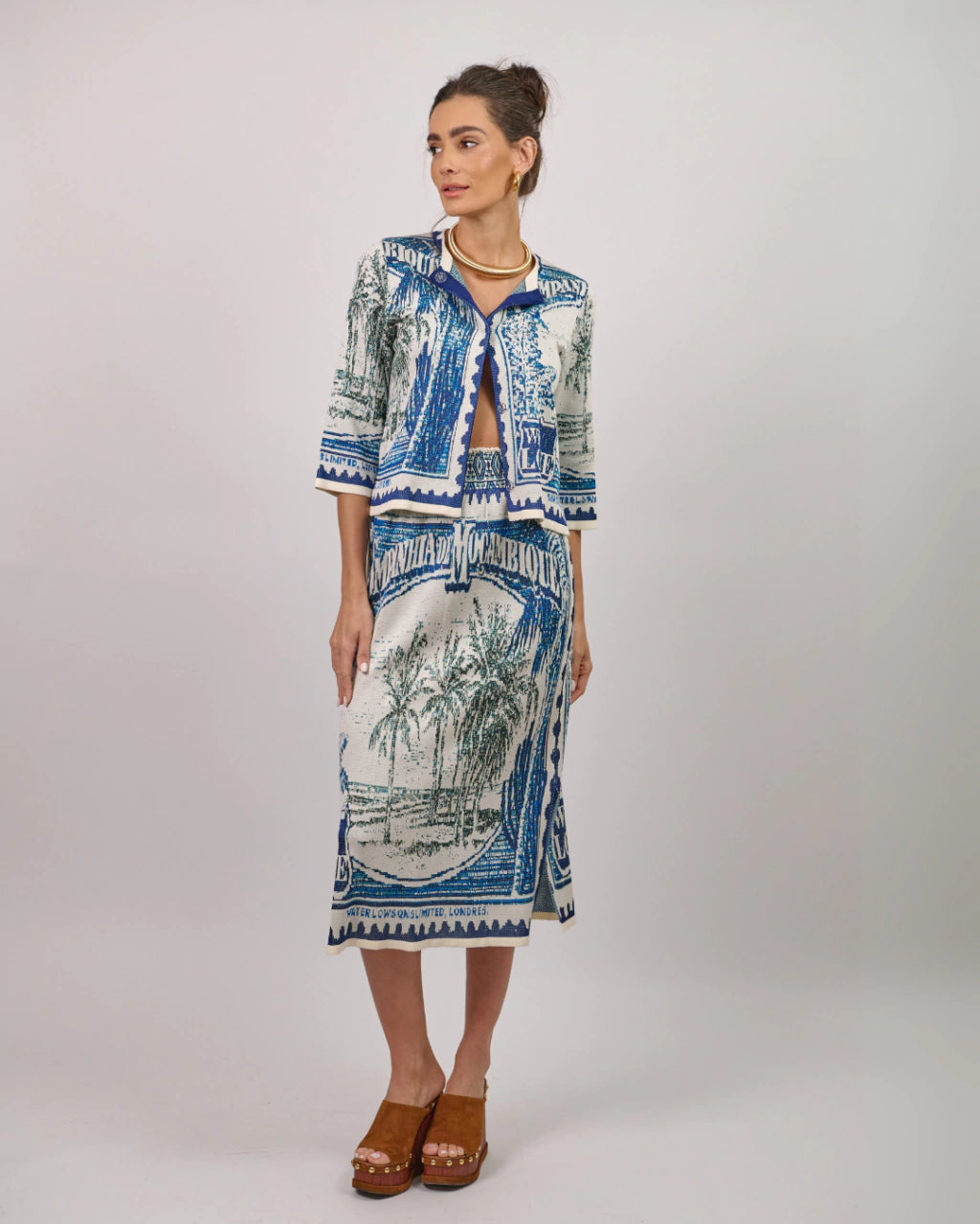 CCP Penelope Knit Blue Cardigan