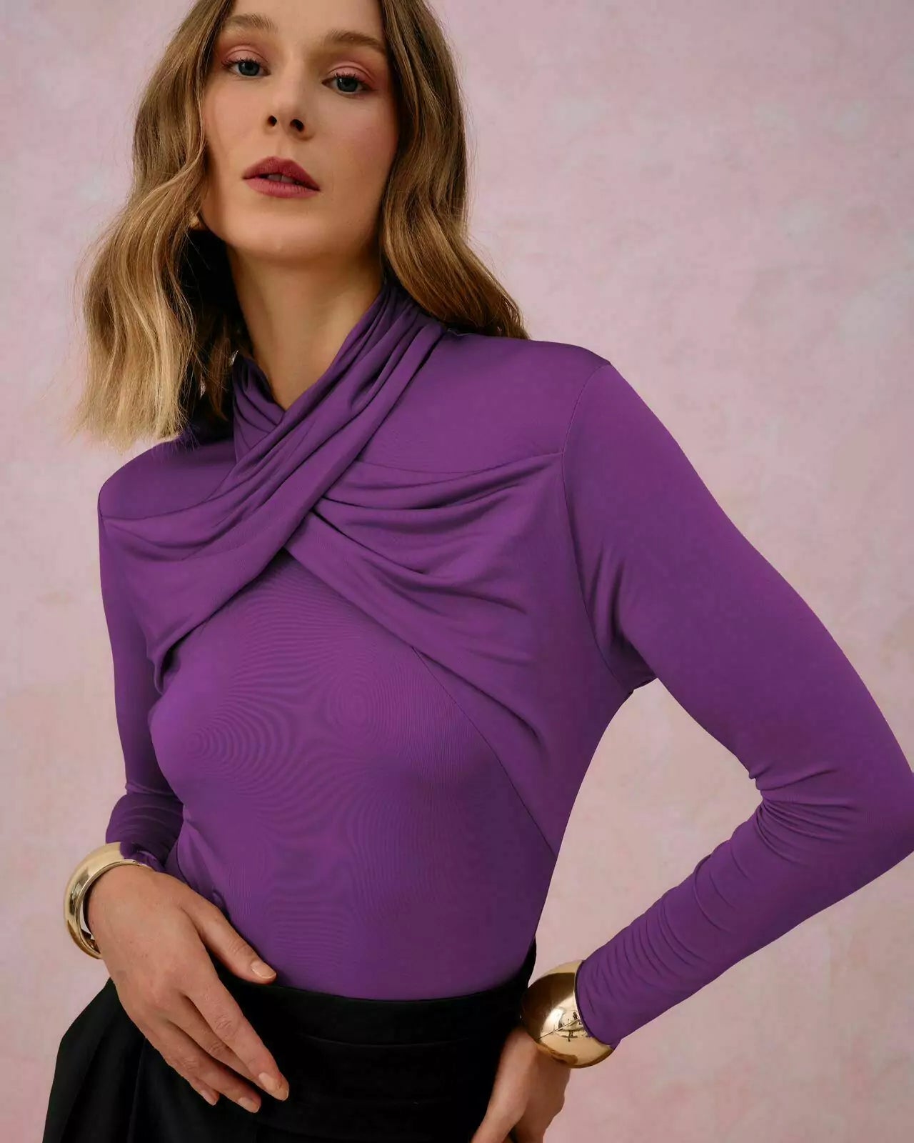 GTA Breid Purple Top