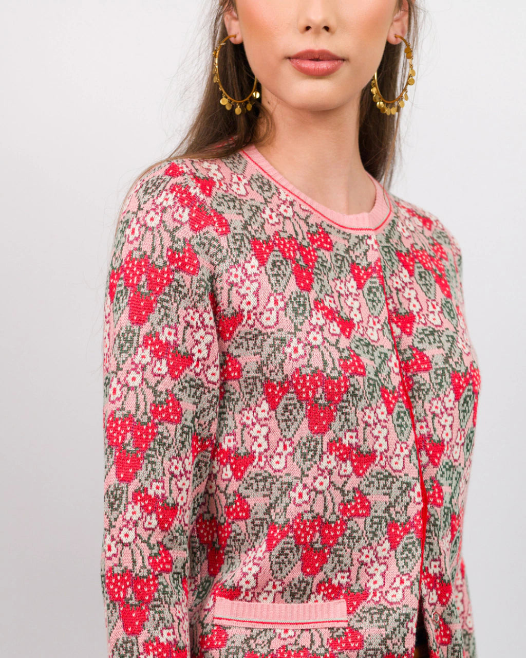 CCP Strawberry Knit Cardigan