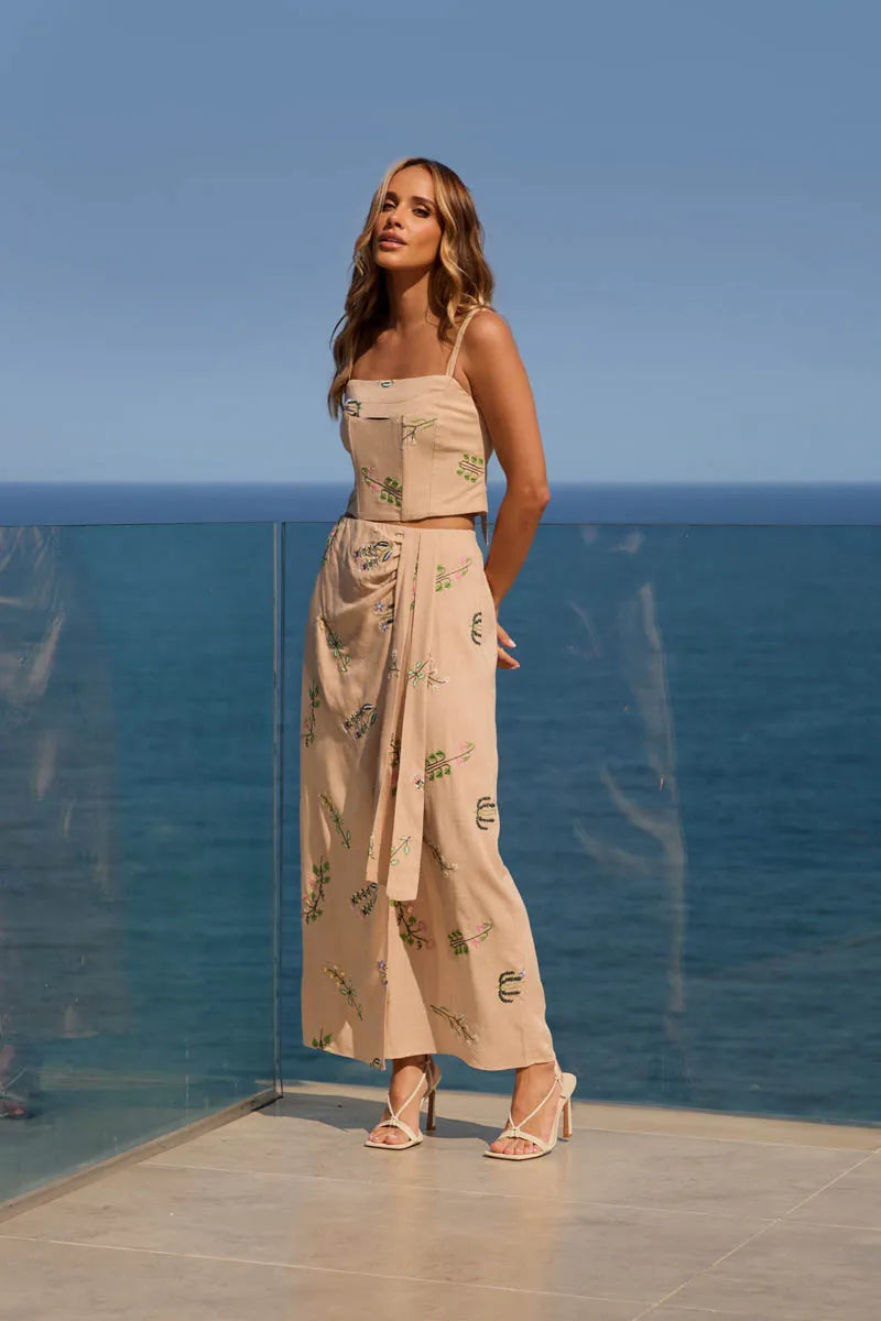 SKU Garden Midi Skirt