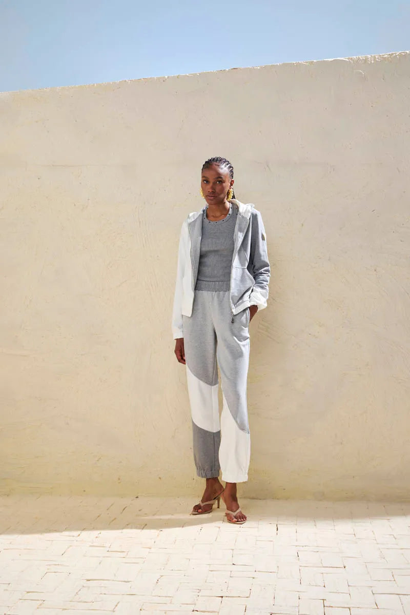 SKU Light Sweater Grey Sport Set