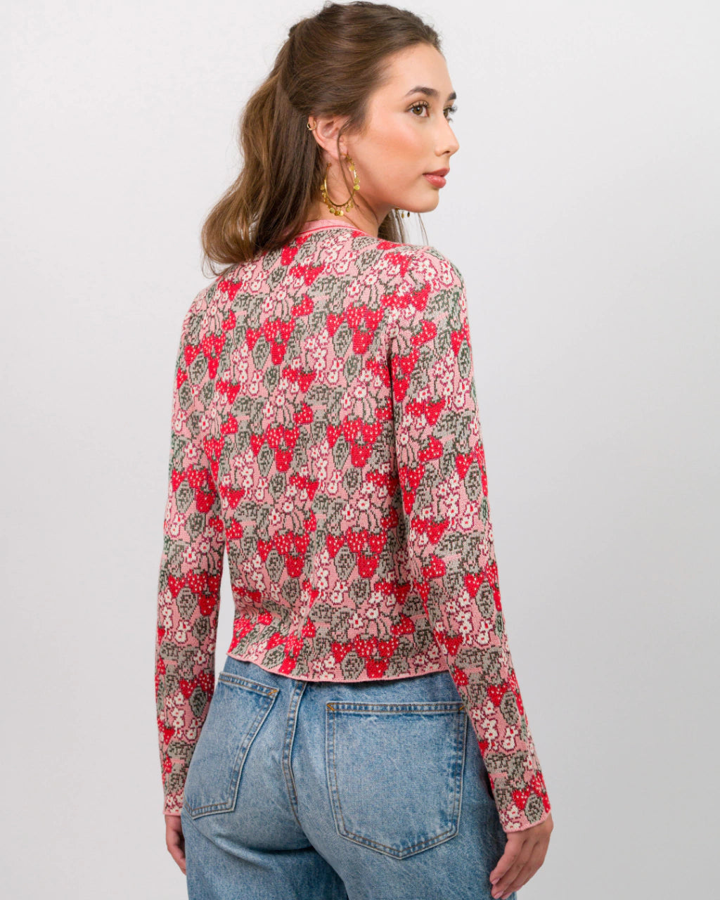CCP Strawberry Knit Cardigan
