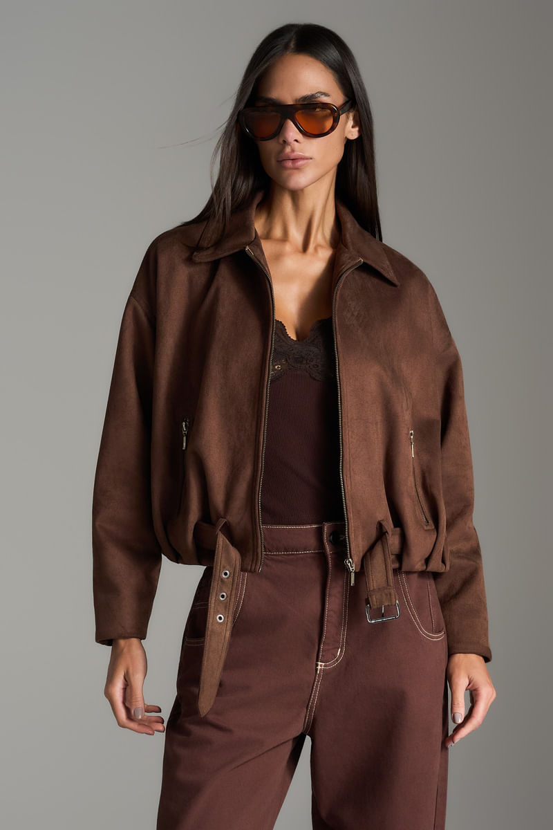 SKU Suede Leather Cocoa Jacket