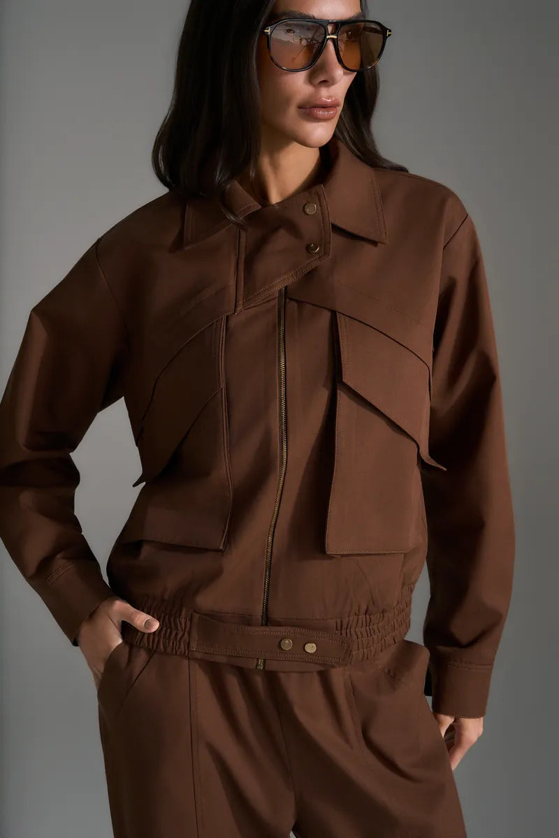 SKU Utility Two Piece Set Brown