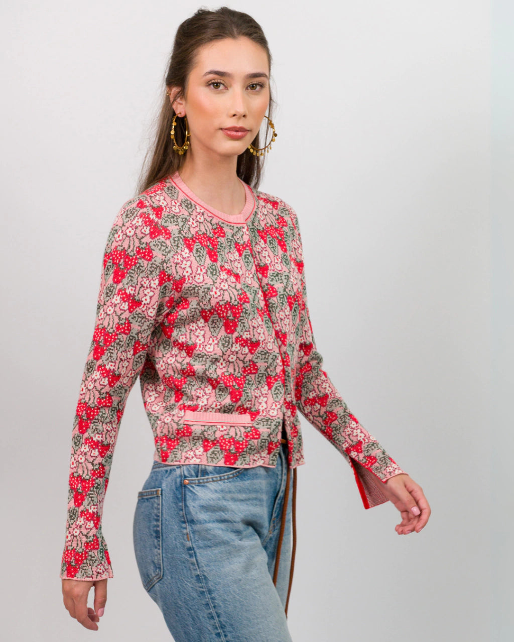 CCP Strawberry Knit Cardigan