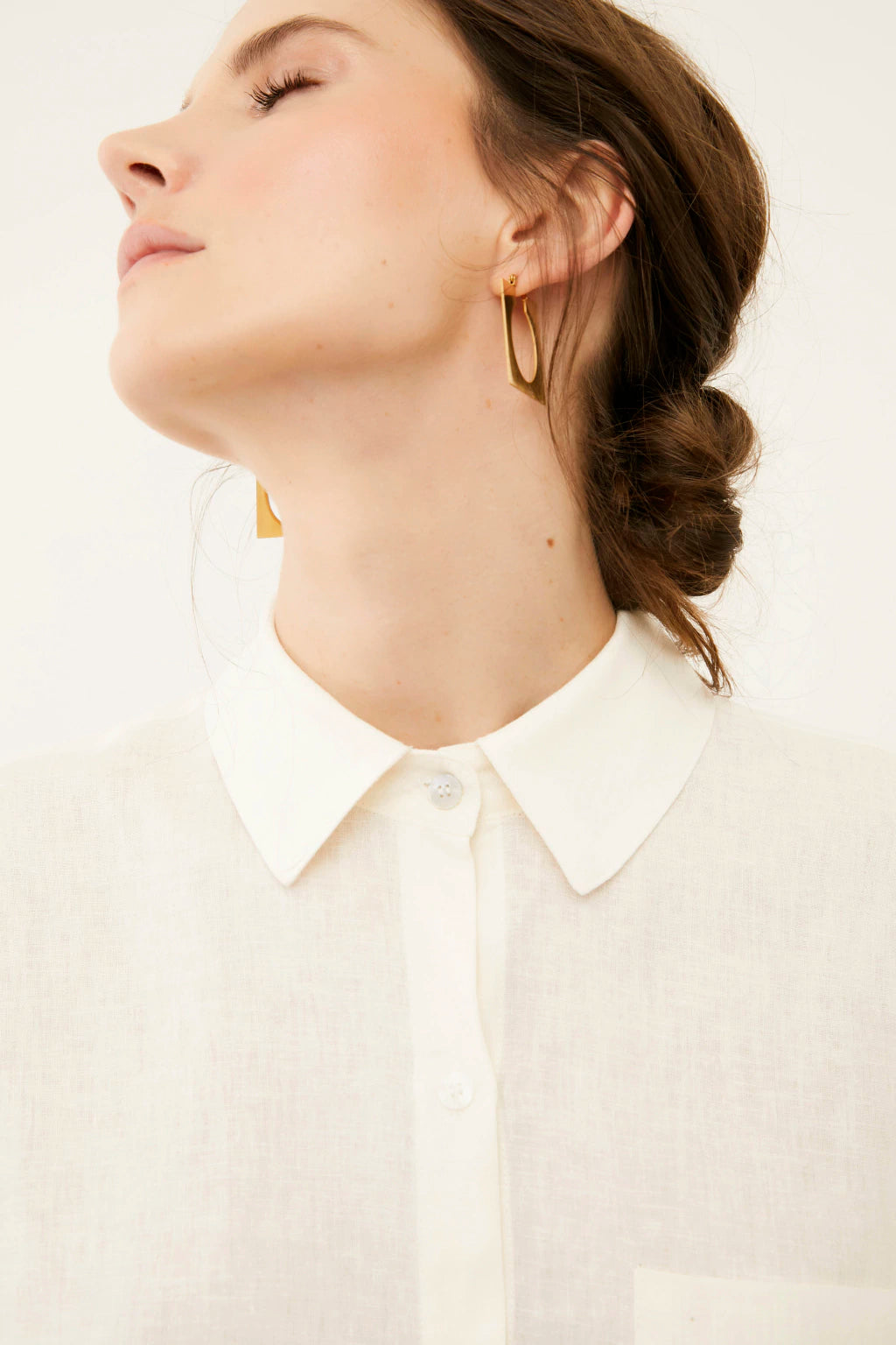 CLM Laura Visco Linen Off Shirt