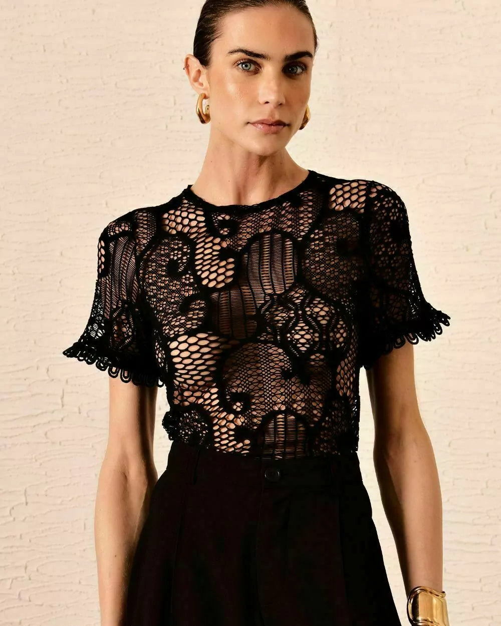 GTA Lace Black T-Shirt