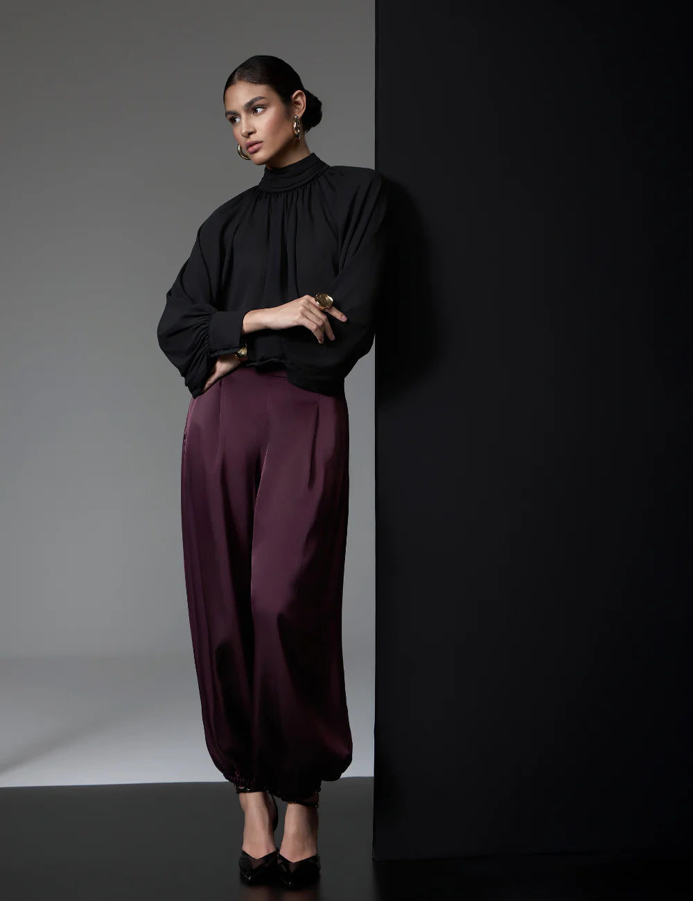 STRSS Long Sleeve Basic Blouse