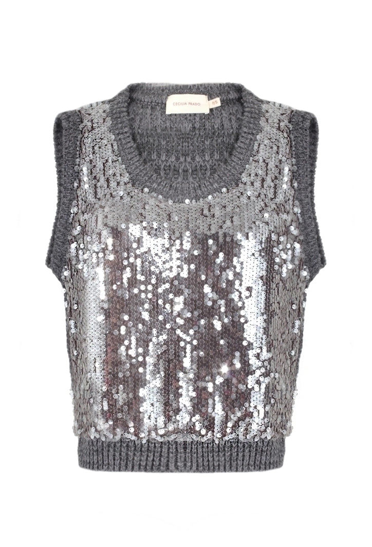 CCP Elise Vest Top Silver