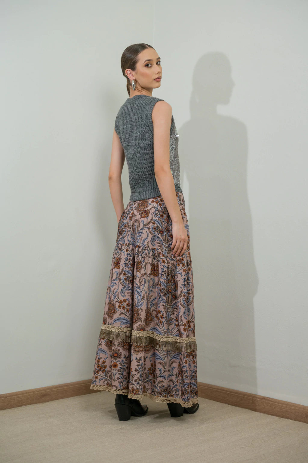 CCP Elise Vest Top Silver